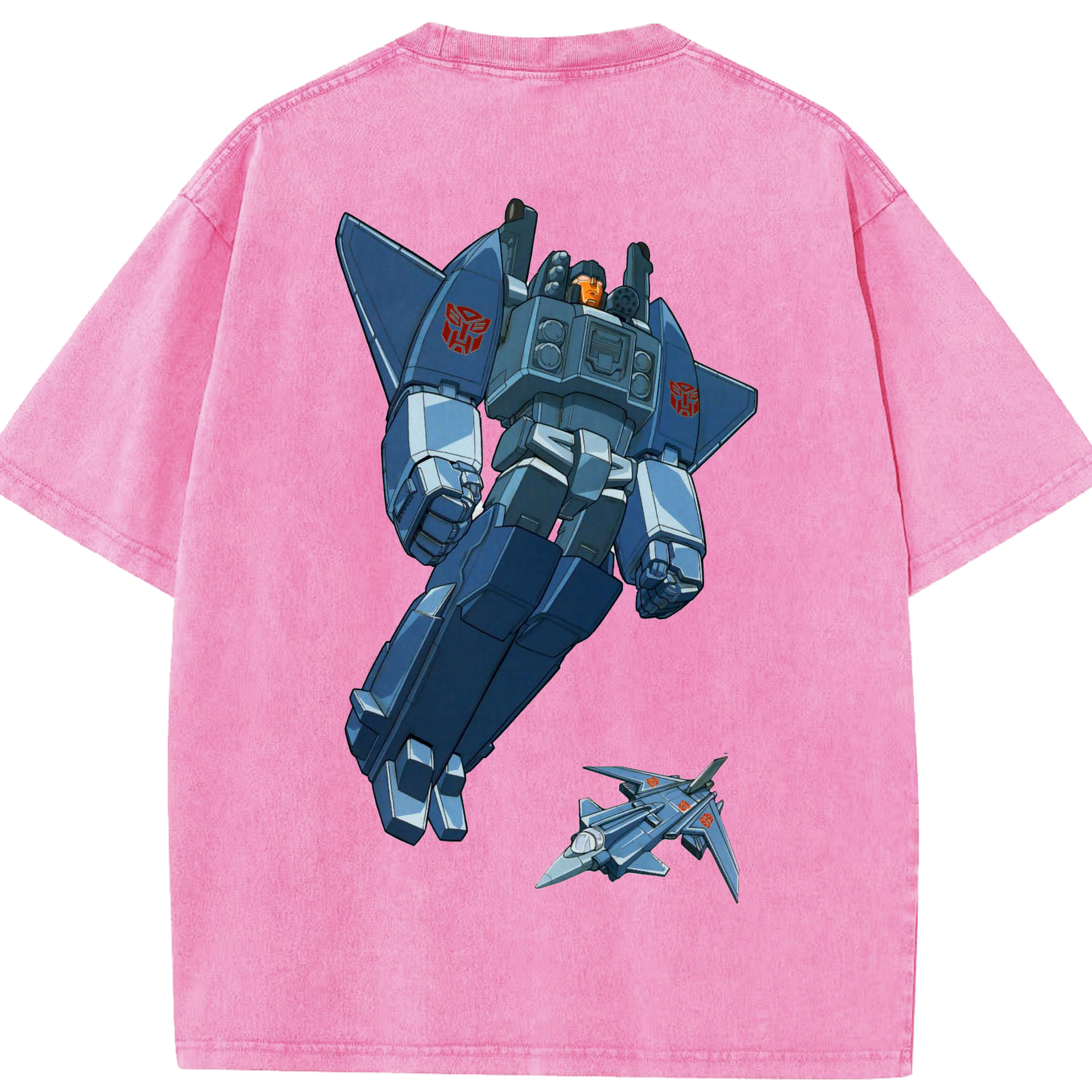 （画像用）  綿100% ヴィンテージ風 半袖Tシャツ（背面プリント）